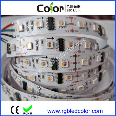 buy Bande accessible commandée individuelle de DC5V 60led/m UCS2912 RGBW LED online manufacture