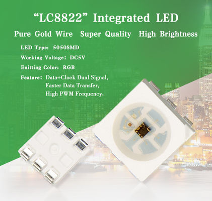 acheter Puce de DC5V Digital RVB pour les produits LC8822 Smart LED d'éclairage du contrôle de programme LED online manufacture
