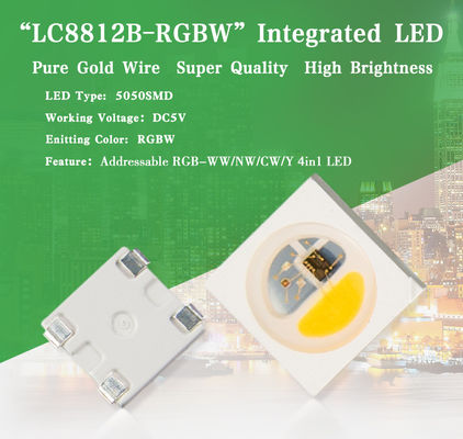 acheter Puce intégrée polychrome SK6812RGBW de RGBW 4in1 5050 SMD IC LED online manufacture